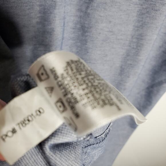 Travis Mathew blue lightweight polo shirt Size Large Great condition - Picture 6 of 11